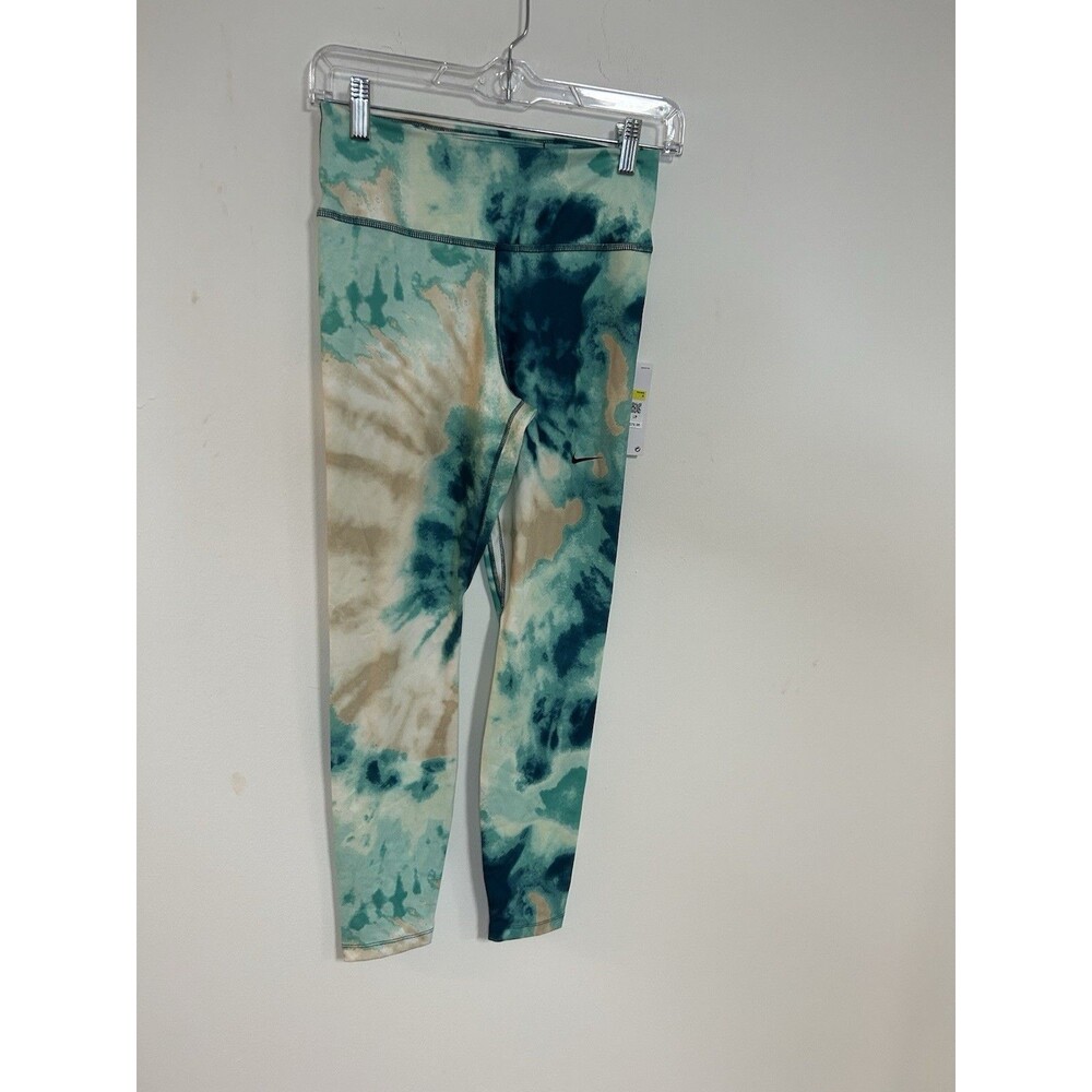 Nike Women’s Dri-Fit Tie Dye Leggings Small | High Rise Training NWT - Picture 2 of 9